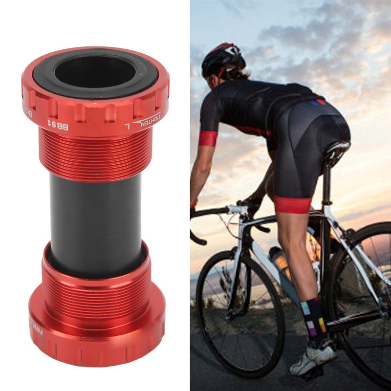 LeBycle Threaded Bike Bottom Bracket CNC Machining BB91 Mountain Bike