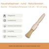 HOFMEISTER® Household Brush, Round, 18 x 1.8 cm, Beech Wood,
