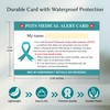 Postural Orthostatic Tachycardia Syndrome (POTS) Medical Alert Card with Lanyard