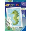 Ravensburger CreArt 23950 - Happy Seahorse - Painting by Numbers