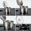 home3000 Topfi the Pot Lid Holder - Stainless Steel Holder