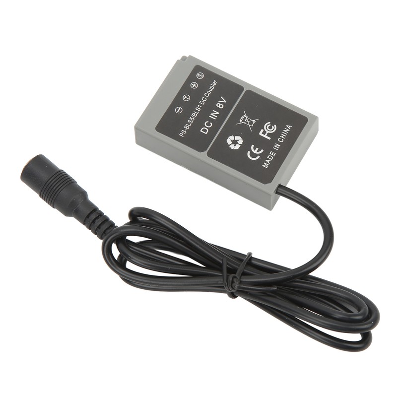 PS BLS5 BLS1 Dummy Battery DC Coupler For Olympus Pen