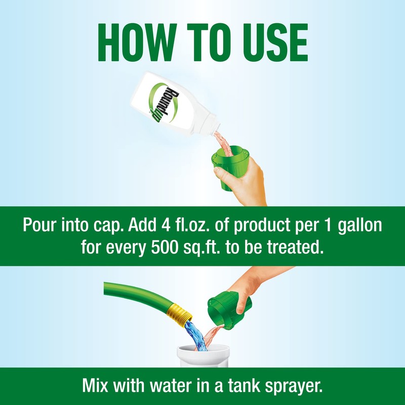 Roundup for Lawns₂ Concentrate, Weed Killer for Northern Grasses, Kills