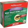 Fluidmaster 7524 Extra Thick Reinforced Wax Toilet Bowl Gasket Ring with Flange