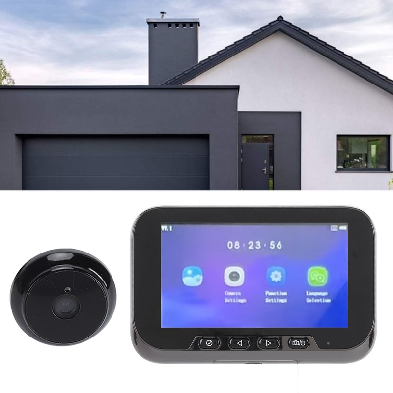 Visual Doorbell Camera with 4.5 Inch Screen Motion Detection 1080P