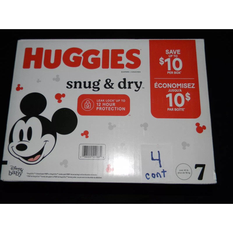 Huggies 4 Huggies snug & dry Disposable Diapers Size 7