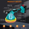 Cordless Car Buffer Polisher Kit with 2x21V Batteries, 6 Inch