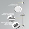 SAMODRA Shower Riser Rail with Adjustable Shower Head Holder,66 cm