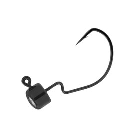 Temorah Finesse Ned Shroom Jig Heads (Black, 1/15 OZ EWG 25 PCS)