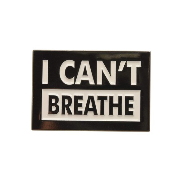 ASVP Shop I Can't Breathe BLM Raised Fist Metal Enamel