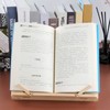 Wooden Book Stand Adjustable Book Holder Reading Stand Recipe Cookbook