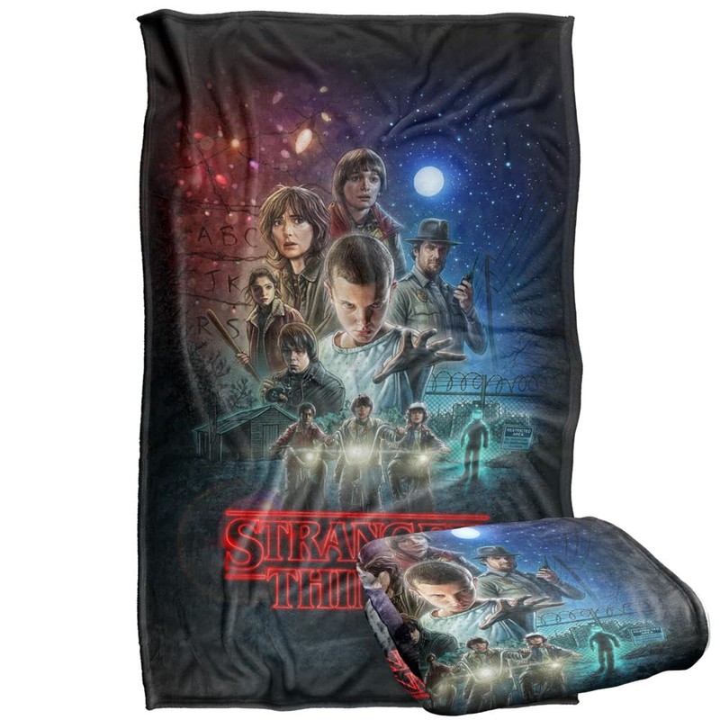 Stranger Things Season One Coperta super morbida al tatto setoso