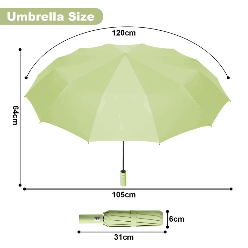 Wydexint Umbrella, Automatic Umbrella, Pocket Umbrella, Automatic Stormproof, Automatic Open