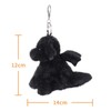Apricot Lamb Cute Toys black dragon Stuffed Animal Soft Keychain