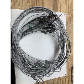 Unbranded beaver, coyote snares, 5 dozen