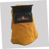 KONTONTY Solar Auto Darkening Welding Hood Professional Cowhide Leather Mask