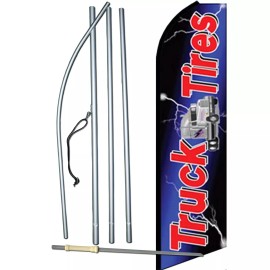 NeoPlex Automotive Repair Complete Swooper Flag Bundle