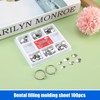 Matriz Dental con Clip de Resorte, 100 Piezas de Matriz
