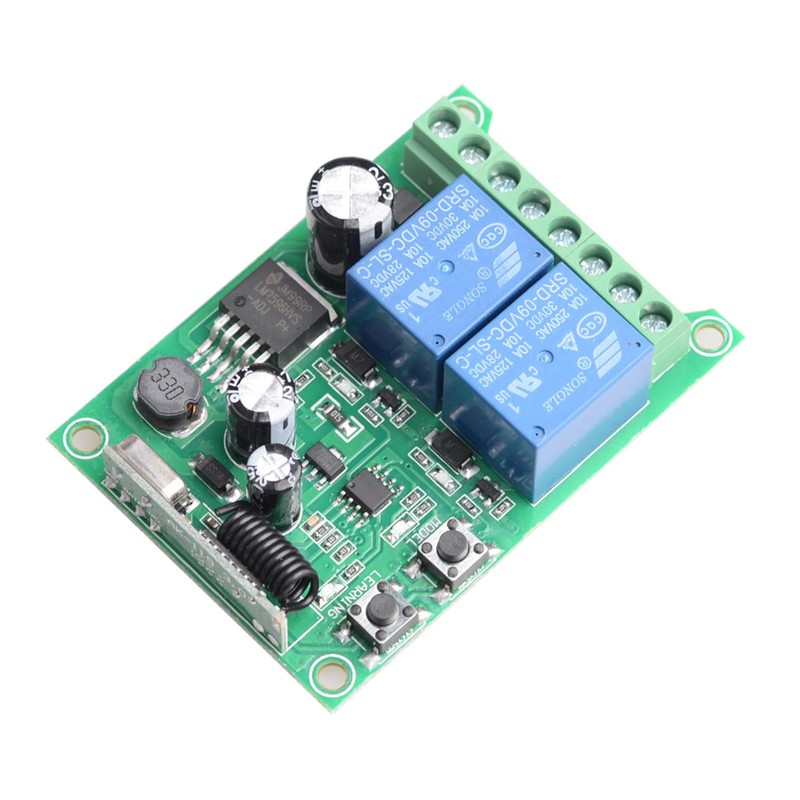 2 Channel 12V 24V Radio Receiver Universal Radio Remote Control