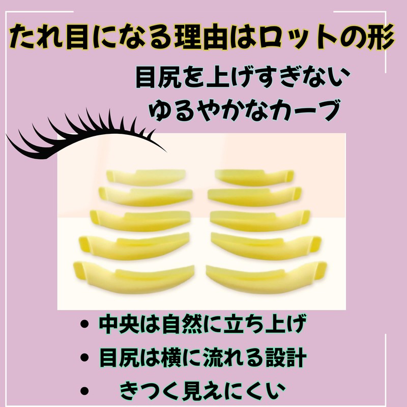 Lucigrey 5 Pairs Self Lots Eyelash Perm with Case