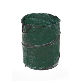 Pop-Up Garden Waste Bag, 168 Litres, Height 70 cm, Diameter 55 cm, Spring Bag, Garden Bag, Leaf Bag, Laundry Bag, Multifunctional Bag, Polyethylene Fabric, 2 Carry Handles, Green
