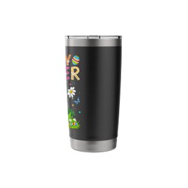 Great Pyrenees Dog Happy Easter Egg Hunt Bunny Ear Easter Stainless Steel Insulated Tumbler