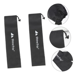 Toddmomy 2PCS Tent Pole Bag Fishing Rod Bag Tent Pole Storage Bag Outdoor Awning Portable Clothesline Hiking Poles Bag Pole Carry Bag Portable Storage Pouch Fishing Rod Pouch Camping Cane
