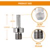 BGTEC M14 Male Thread to 3/8 Hex Shank Adapter for