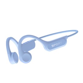 Yorlu Bone Conduction Headphones, Wireless Headphones with Mic, Bluetooth 5.3 Earbuds with 8Hr Playtime, IP56 Waterproof Earphones for Sports, Blue