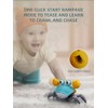 Crawling Crab Baby Toy, Infant Tummy Time Baby Toy with