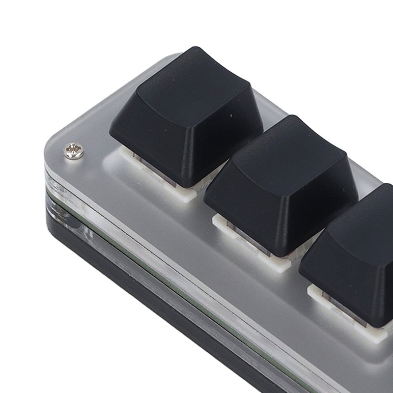 Custom Keypad 3 Key 1 Knob Mini Mechanical Keypad with