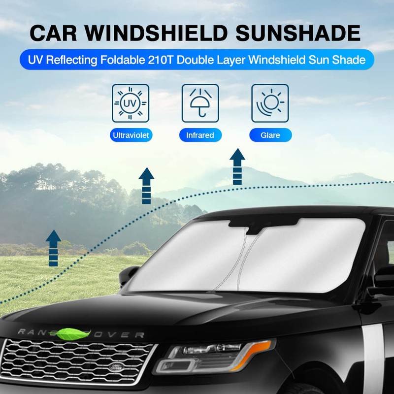 KUST Windshield Sun Shade for 2013-2021 Land Rover Range Rover