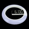Innovative Modern Style LED Wall Clock Home Decoration with Alarm