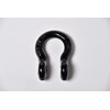 4 Pack Black Rigging 1/2" Bow Shackles D Ring Rugged