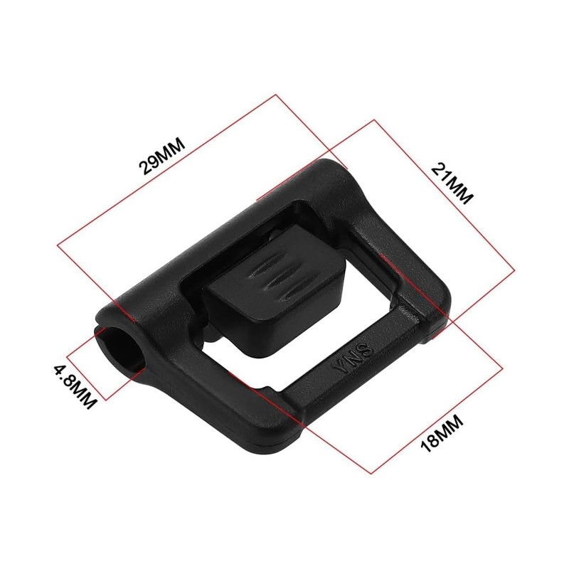 Ausi 30PCS Tent Poles Hooks Sky Hooks Plastic Aperture 4.8mm