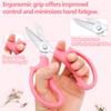 Yihurlm 12 Pcs Flower Scissors, Stainless Steel Floral Shear, Premium