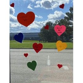 Heart Small Single Color Creative Cut-Outs 2", 31/pkg, red paper- Classroom, Holiday, Love Notes Kids’ Love and Peace School Craft Projects, Valentine’s Day Craft