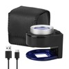 HunterBee 30X Metal Magnifier, Fabric Magnifying Glass, Linen Tester Loupe