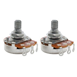 Musiclily Metrisch Full A250K Potentiometers Split Shaft Poti für E-Gitarre oder Bass (2 Stück)