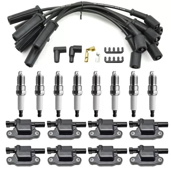 Unbranded 8 (set) UF413 Ignition Coils + 41-962 Spark Plugs