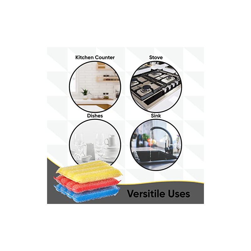 Superio Sponge, Multi, 3 Count