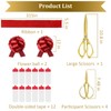 Ribbon Cutting Ceremony Kit with Gold Ceremonial Scissors (5-Person Set)