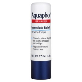 Aquaphor Barra de reparación de labios - Alivia los labios secos agrietados en barra de 17 onzas