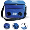 BUD LIGHT Blue Soft Cooler Bluetooth Speaker With Bottle Opener