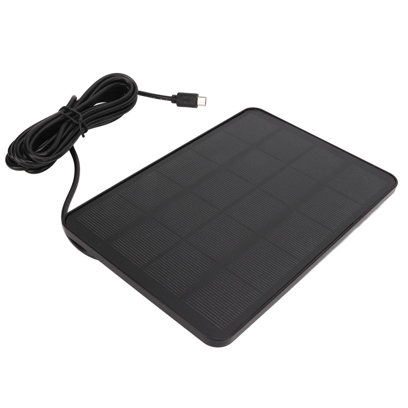 Solar Charging Panel Monocrystalline Silicon 4W 5V with Charging Cable