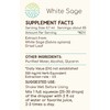 White Sage A60 Alcohol Herbal Extract Tincture, Concentrated Liquid Drops