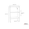 ClosetMaid SuiteSymphony Wood Shelf Unit, 2 Shelves, Adjustable, For Storage,