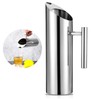 simarro Stainless Steel Water Pitcher, 53oz/1.5L Metal Pitcher with Ice
