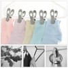 Luoyanye 15 Pcs Soft Grip Plastic Clothes Pegs for Indoor/Outdoor