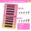 Self-adhesive Lash Clusters 55Pcs Cluster Lashes Cluster Eyelash Extensions Mix8-16mm